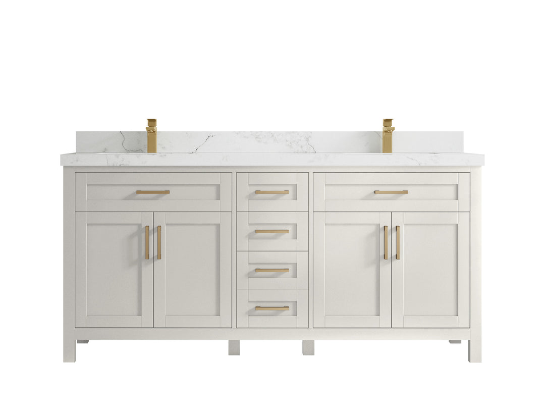 Cambridge 72 in. W x 22 in. D Double Sink Bathroom Vanity