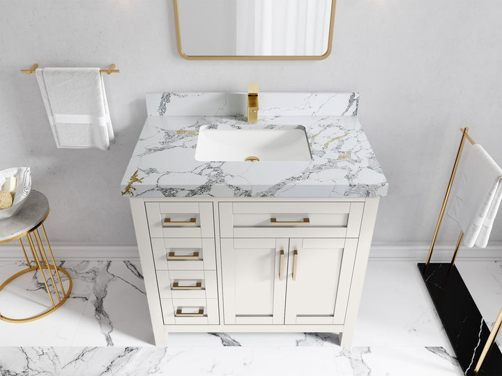Cambridge 36 in. W x 22 in. D Single Center Sink Bathroom vanity - photo 20