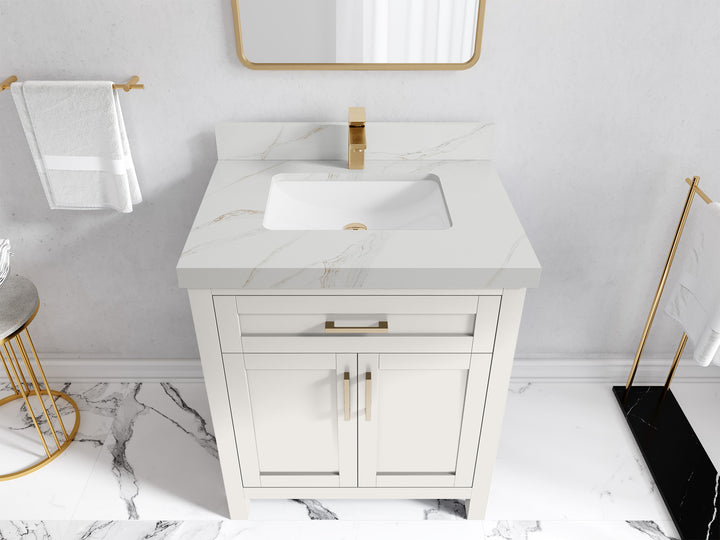Cambridge 30 in. W x 22 in. D Single Sink Bathroom Vanity (Alabaster) - photo 44