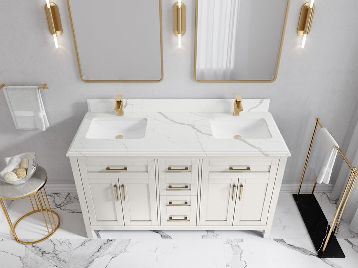 Cambridge 60 in. W x 22 in. D Double Sink Bathroom Vanity - photo 27