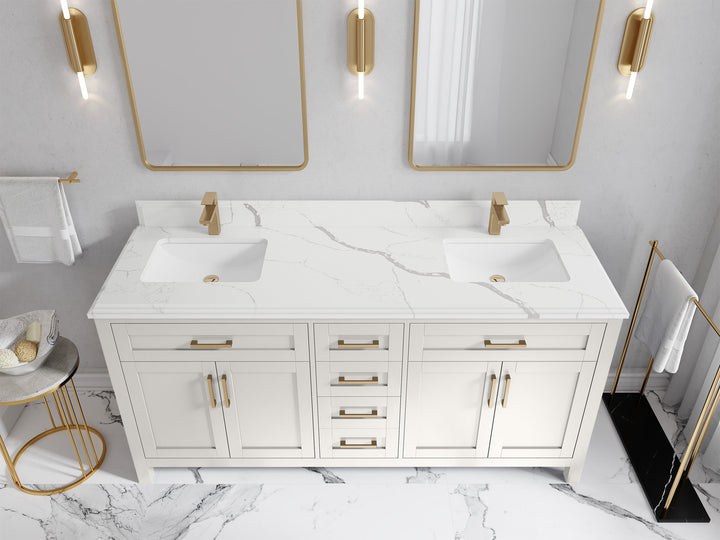 Cambridge 72 in. W x 22 in. D Double Sink Bathroom Vanity - photo 44