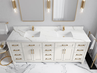 Cambridge 84 in. W x 22 in. D Double Sink Bathroom Vanity