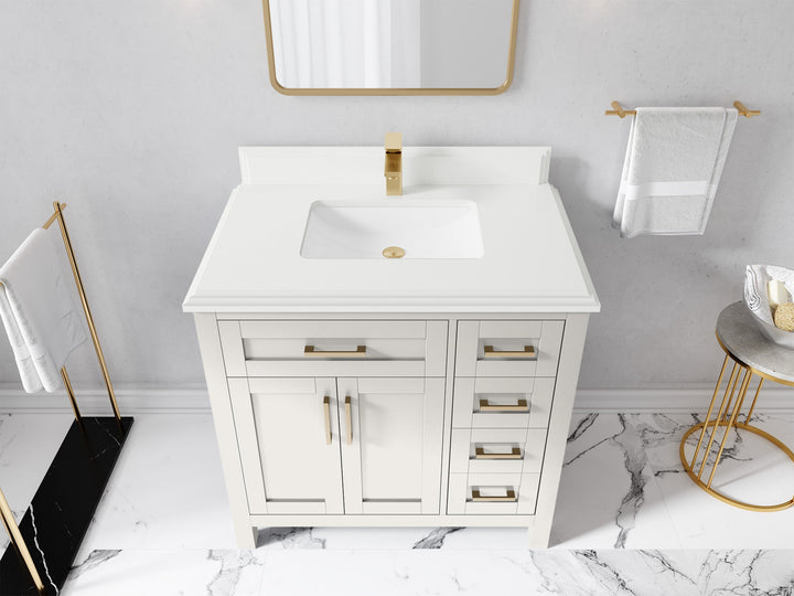 Cambridge 36 in. W x 22 in. D Single Center Sink Bathroom Vanity - photo 44