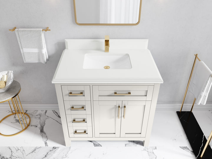 Cambridge 36 in. W x 22 in. D Single Center Sink Bathroom vanity - photo 48