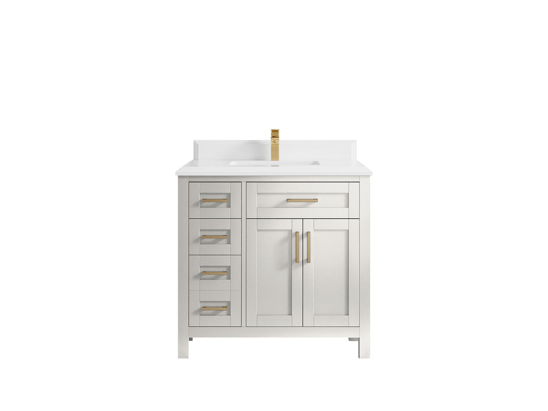 Cambridge 36 in. W x 22 in. D Single Center Sink Bathroom vanity