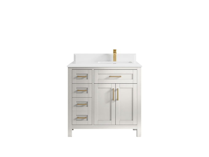Cambridge 36 in. W x 22 in. D Right Offset Sink Bathroom Vanity - photo 37