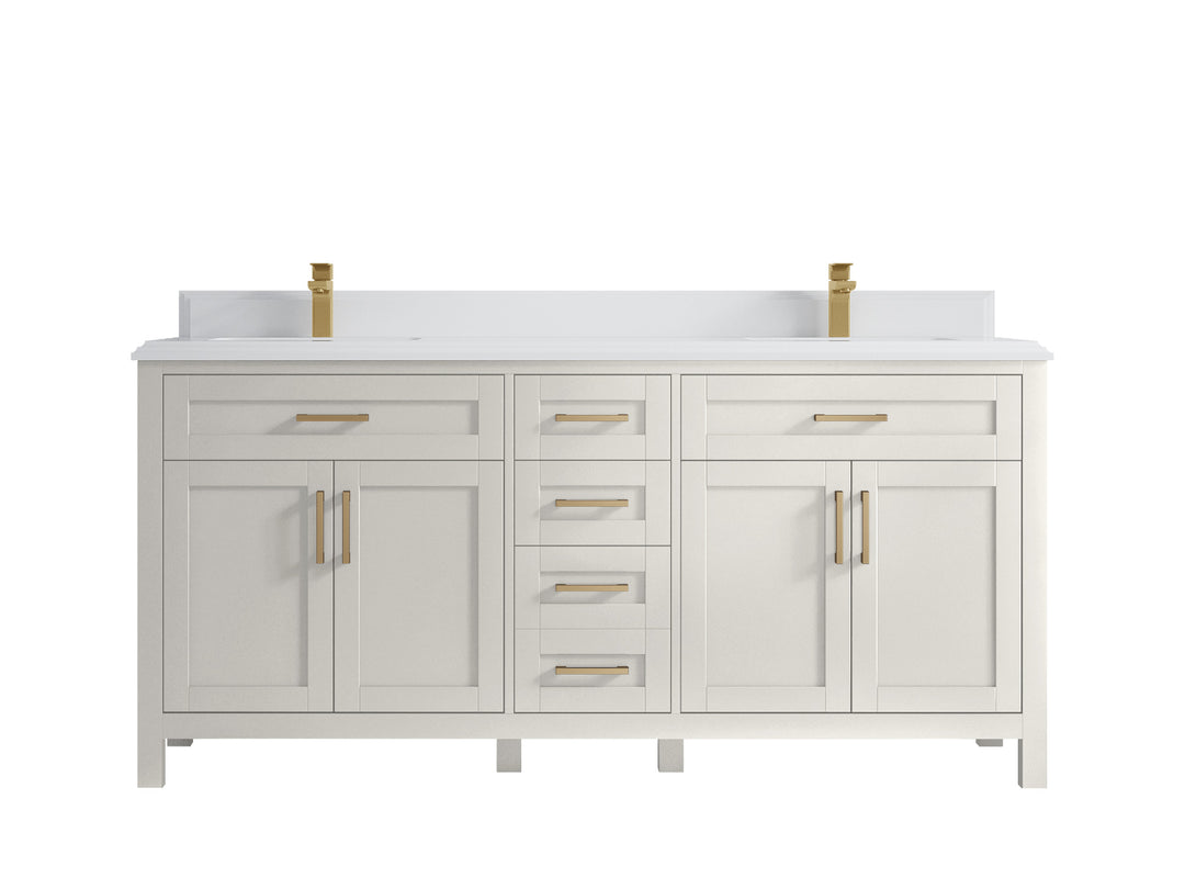 Cambridge 72 in. W x 22 in. D Double Sink Bathroom Vanity