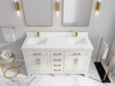 Cambridge 60 in. W x 22 in. D Double Sink Bathroom Vanity