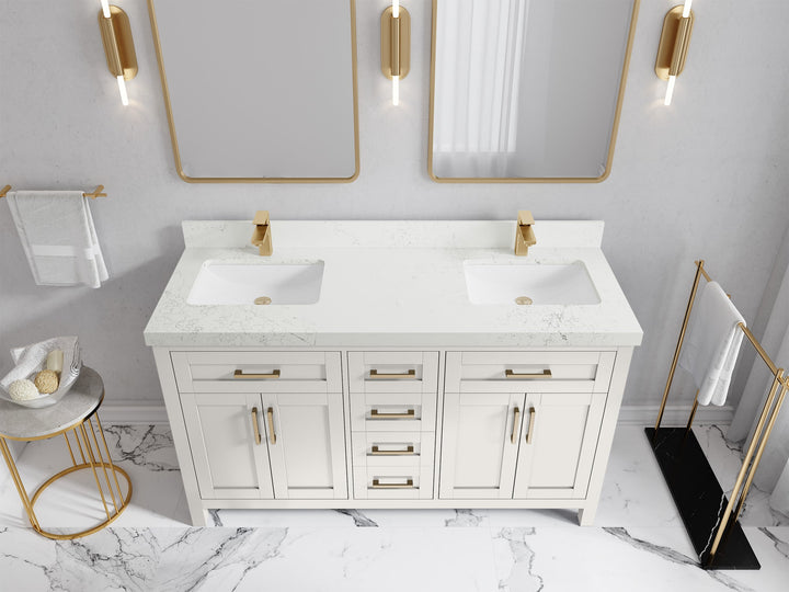 Cambridge 60 in. W x 22 in. D Double Sink Bathroom Vanity - photo 19