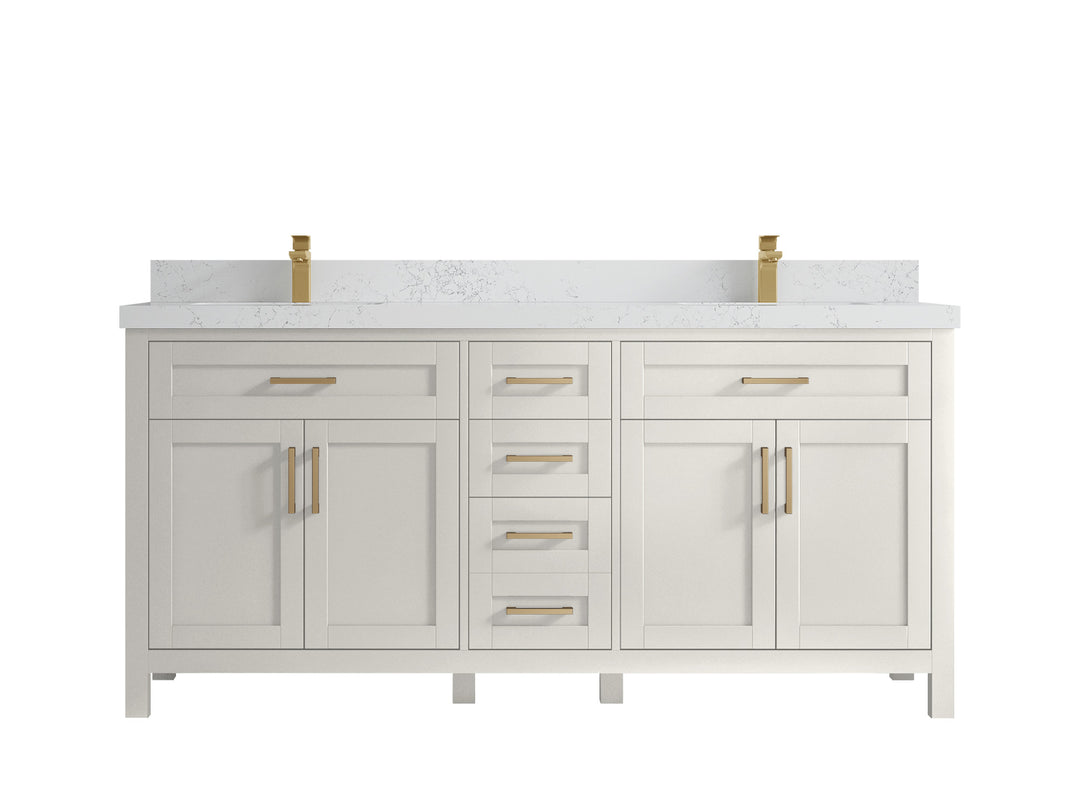 Cambridge 72 in. W x 22 in. D Double Sink Bathroom Vanity