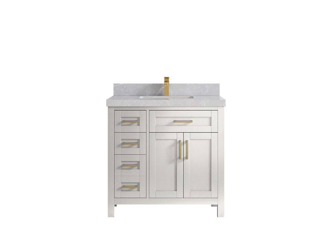 Cambridge 36 in. W x 22 in. D Single Center Sink Bathroom vanity