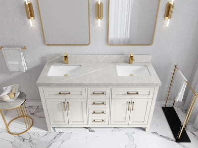 Cambridge 60 in. W x 22 in. D Double Sink Bathroom Vanity