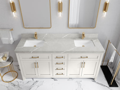 Cambridge 72 in. W x 22 in. D Double Sink Bathroom Vanity
