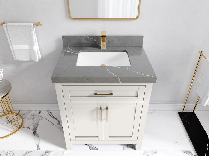 Cambridge 30 in. W x 22 in. D Single Sink Bathroom Vanity (Alabaster) - photo 14