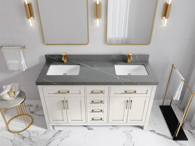 Cambridge 60 in. W x 22 in. D Double Sink Bathroom Vanity