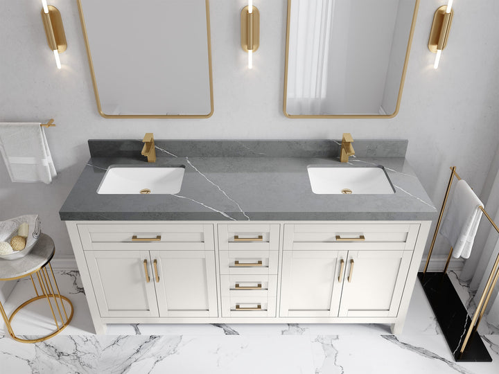 Cambridge 72 in. W x 22 in. D Double Sink Bathroom Vanity - photo 30