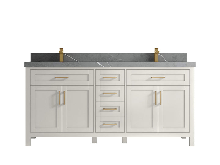 Cambridge 72 in. W x 22 in. D Double Sink Bathroom Vanity - photo 31