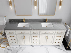 Cambridge 84 in. W x 22 in. D Double Sink Bathroom Vanity - photo 15