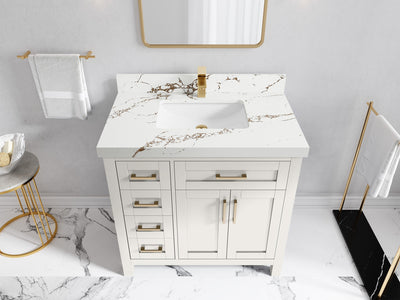 Cambridge 36 in. W x 22 in. D Single Center Sink Bathroom vanity