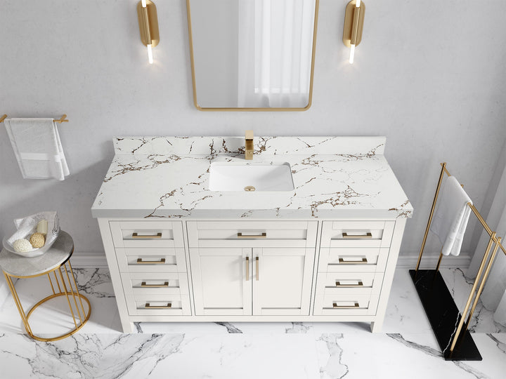 Cambridge 60 in. W x 22 in. D Single Sink Bathroom Vanity - photo 36