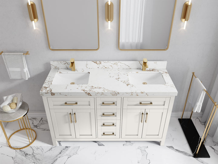 Cambridge 60 in. W x 22 in. D Double Sink Bathroom Vanity - photo 24
