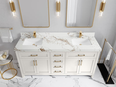 Cambridge 72 in. W x 22 in. D Double Sink Bathroom Vanity