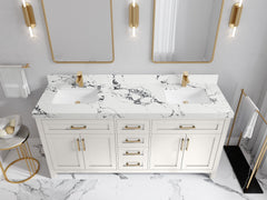 Cambridge 72 in. W x 22 in. D Double Sink Bathroom Vanity - photo 40