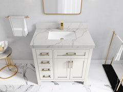 Cambridge 36 in. W x 22 in. D Single Center Sink Bathroom vanity - photo 37