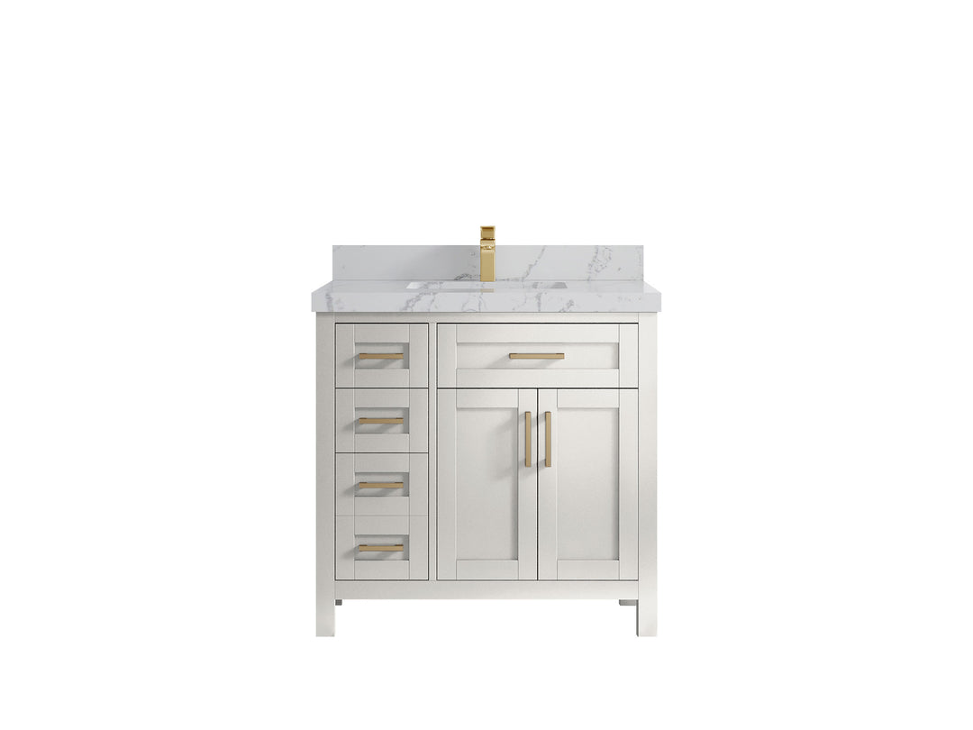 Cambridge 36 in. W x 22 in. D Single Center Sink Bathroom vanity
