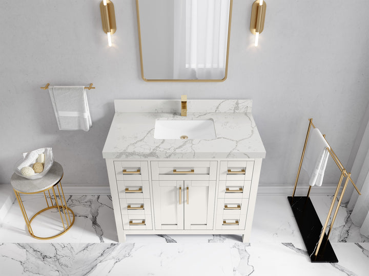 Cambridge 42 in. W x 22 in. D Single Sink Bathroom Vanity - photo 12