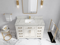Cambridge 48 in. W x 22 in. D Single Sink Bathroom Vanity - photo 42