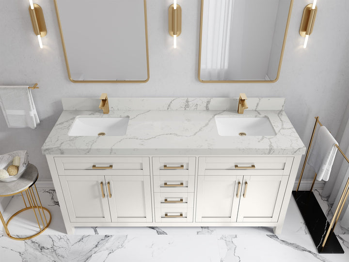 Cambridge 72 in. W x 22 in. D Double Sink Bathroom Vanity - photo 42
