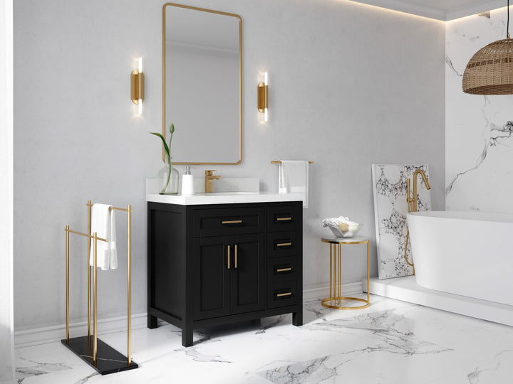 Cambridge 36 in. W x 22 in. D Single Center Sink Bathroom Vanity - photo 2