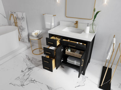Cambridge 36 in. W x 22 in. D Center Sink Bathroom Vanity