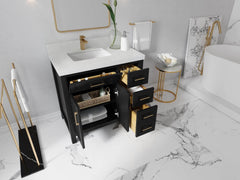 Cambridge 36 in. W x 22 in. D Left Offset Sink Bathroom Vanity - photo 3