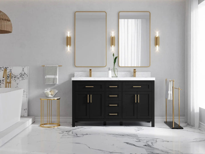 Cambridge 60 in. W x 22 in. D Double Sink Bathroom Vanity - photo 4