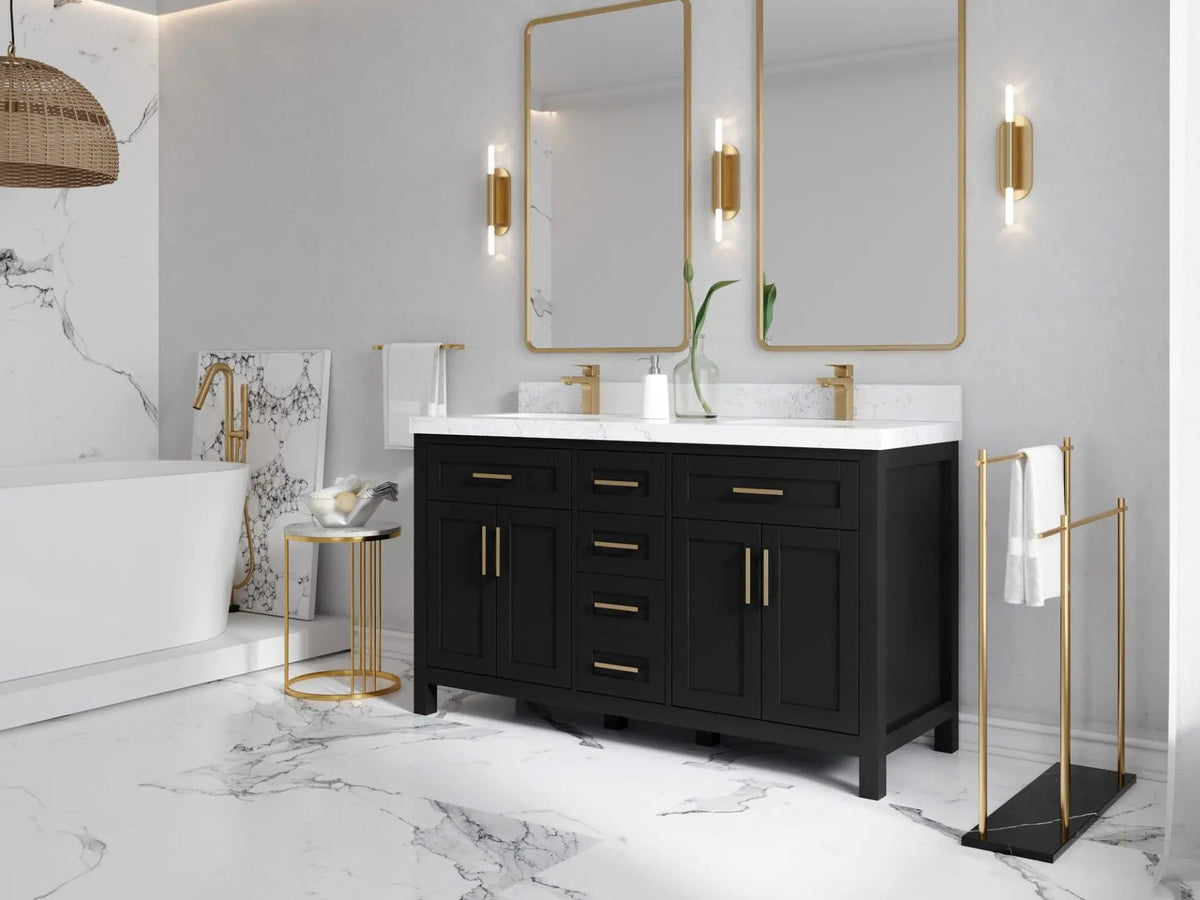 Cambridge 60 in. W x 22 in. D Double Sink Bathroom Vanity