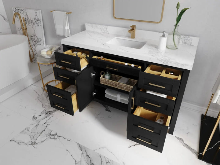Cambridge 60 in. W x 22 in. D Single Sink Bathroom Vanity - photo 4
