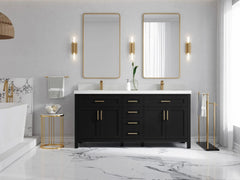 Cambridge 72 in. W x 22 in. D Double Sink Bathroom Vanity - photo 4