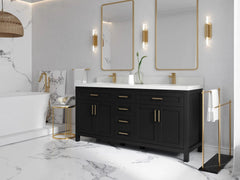 Cambridge 72 in. W x 22 in. D Double Sink Bathroom Vanity - photo 2