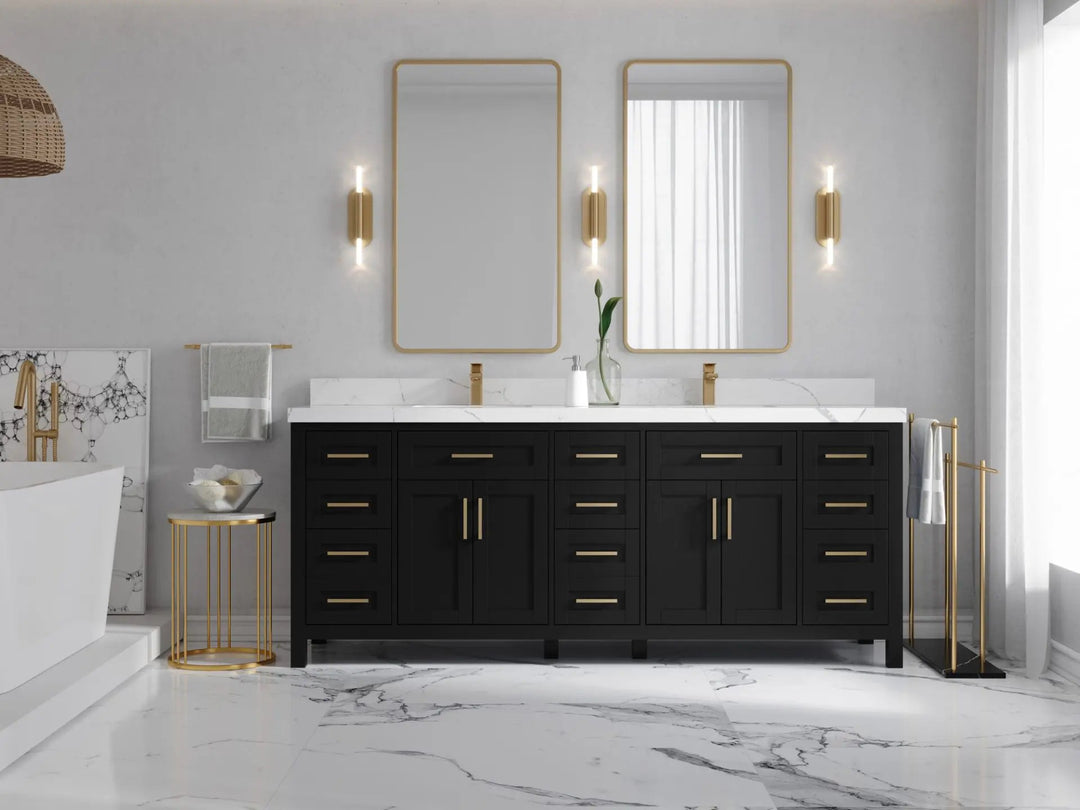 Cambridge 84 in. W x 22 in. D Double Sink Bathroom Vanity