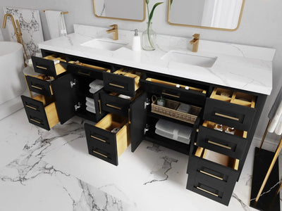 Cambridge 84 in. W x 22 in. D Double Sink Bathroom Vanity