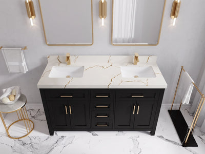 Cambridge 60 in. W x 22 in. D Double Sink Bathroom Vanity