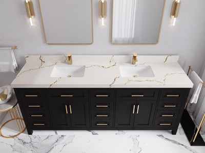 Cambridge 84 in. W x 22 in. D Double Sink Bathroom Vanity