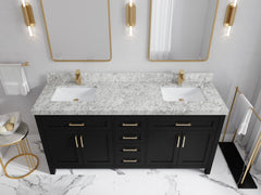 Cambridge 72 in. W x 22 in. D Double Sink Bathroom Vanity - photo 13