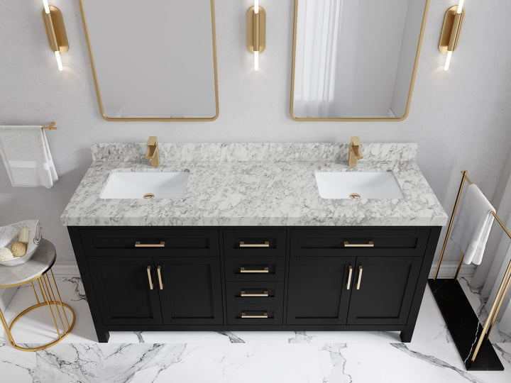 Cambridge 72 in. W x 22 in. D Double Sink Bathroom Vanity - photo 18