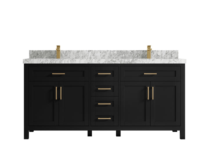 Cambridge 72 in. W x 22 in. D Double Sink Bathroom Vanity - photo 19