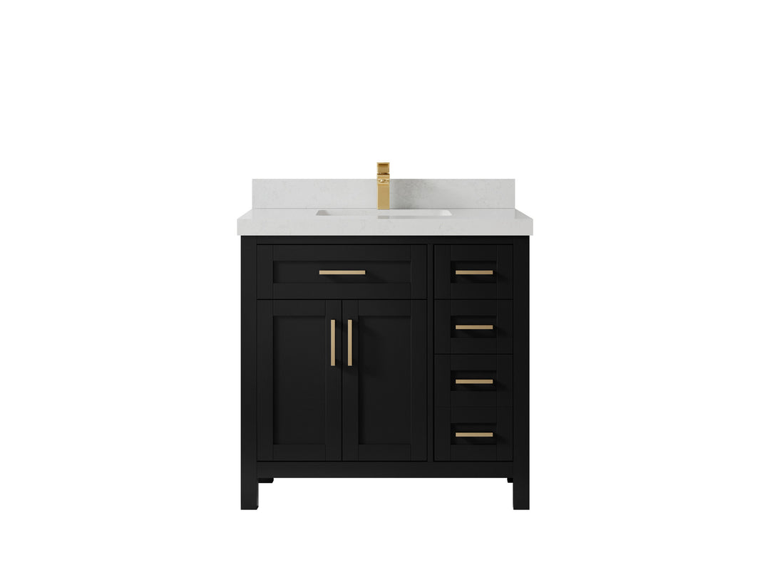 Cambridge 36 in. W x 22 in. D Single Center Sink Bathroom Vanity