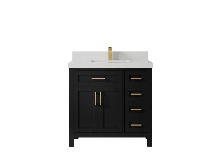 Cambridge 36 in. W x 22 in. D Single Center Sink Bathroom Vanity - photo 32