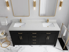 Cambridge 72 in. W x 22 in. D Double Sink Bathroom Vanity - photo 21